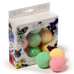 Beauty-Geschenkset mit 9 Schmetterlings-Brechkugeln